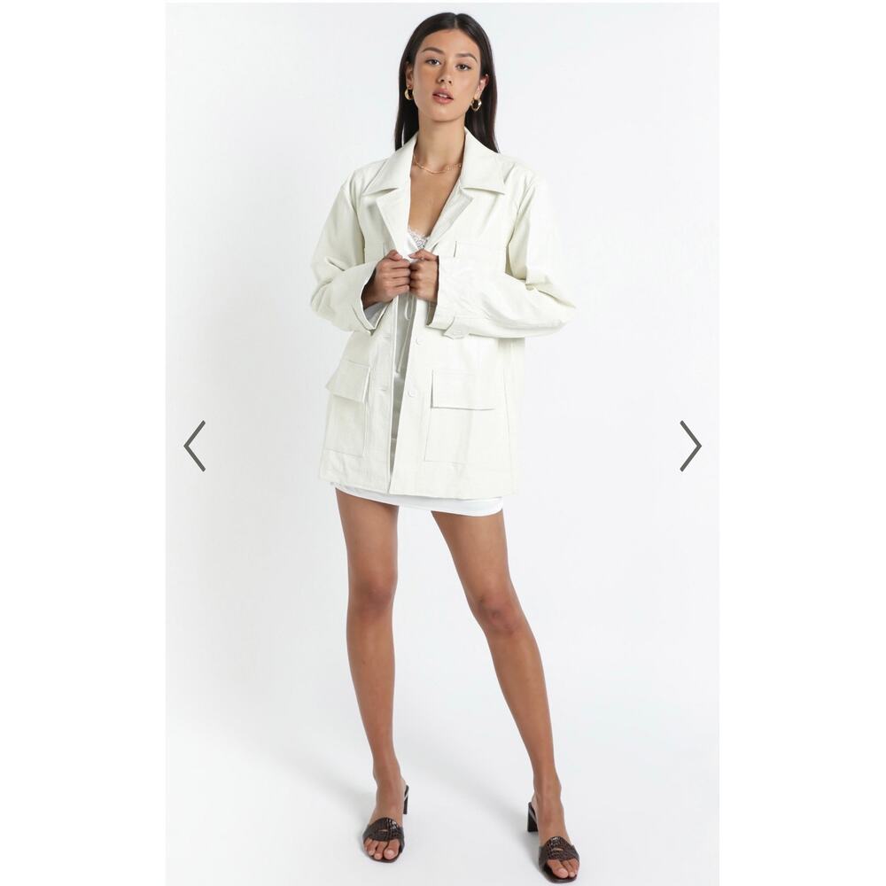 LIONESS - VICTORY BOULEVARD MINI DRESS IN WHITE